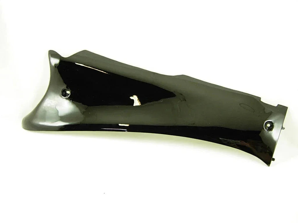 Right side bottom panel for GY6 125cc scooter, vendor-unknown parts category, showing the black plastic cover component.