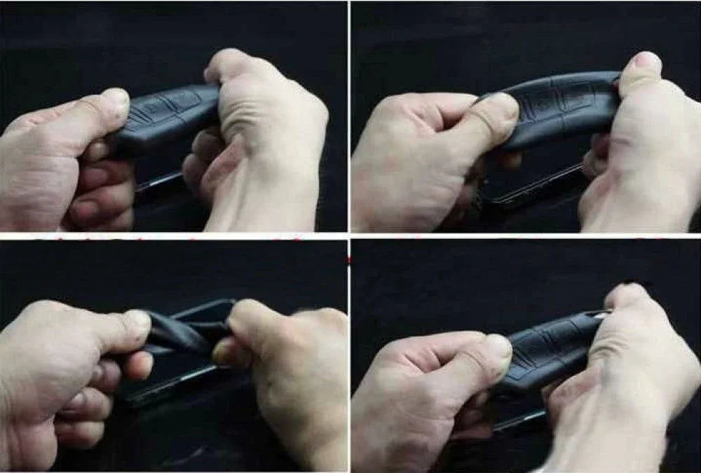 Remote Flip Key FOB silicone black key case cover holder VW