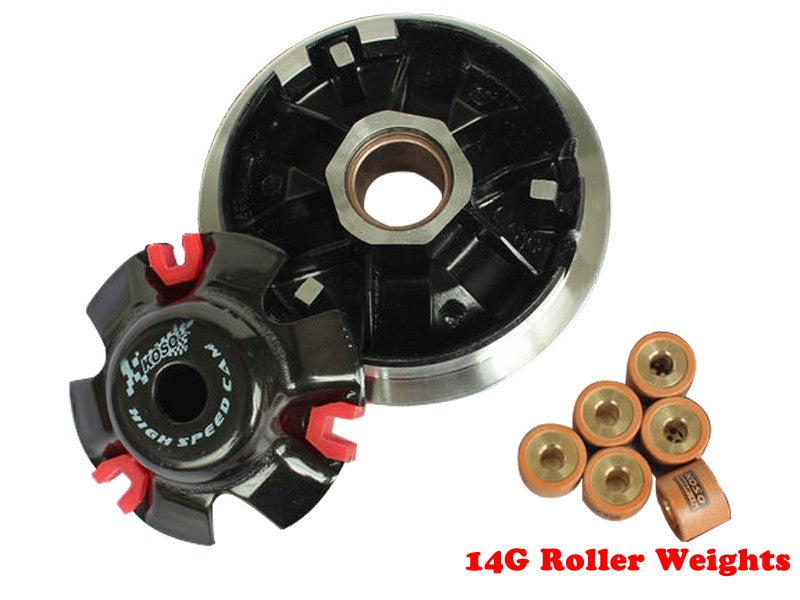 High Performance Variator Drive Pulley with Roller Weights(14g) - ChinesePartsPro