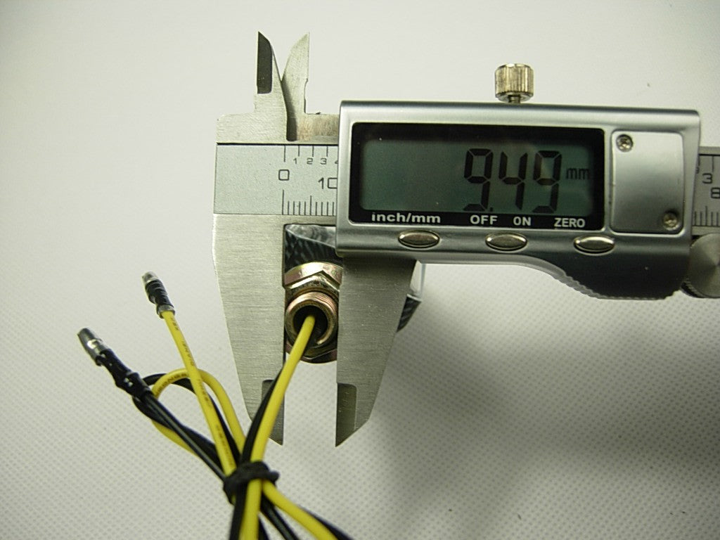 Mini Universal Motorcycle LED Stalk Turn Signals Blinker Lights Clear/Carbon - ChinesePartsPro