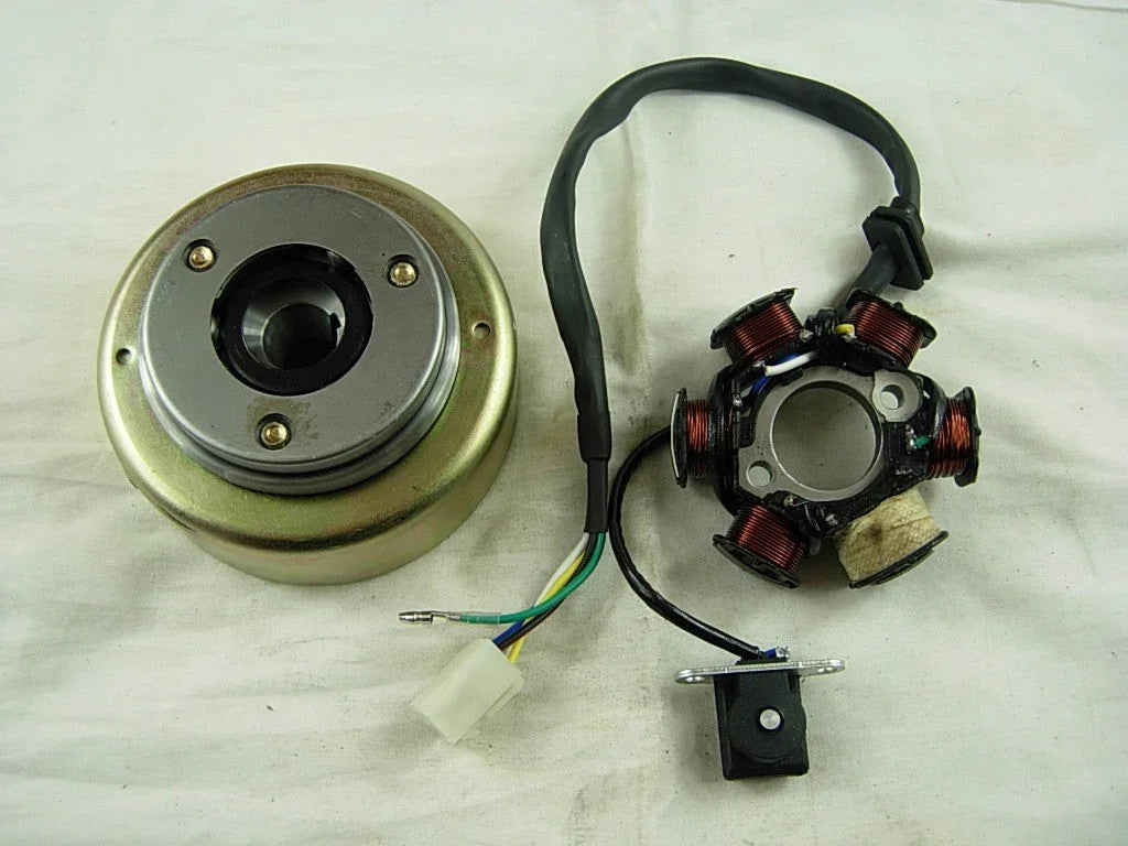 6 Magneto Stator/Rotor 50cc 110cc 125cc - ChinesePartsPro
