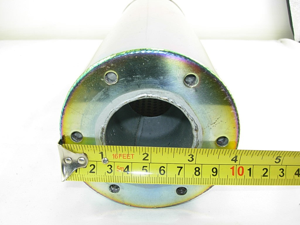 GY6 50cc Stainless performance exhaust muffle system - ChinesePartsPro