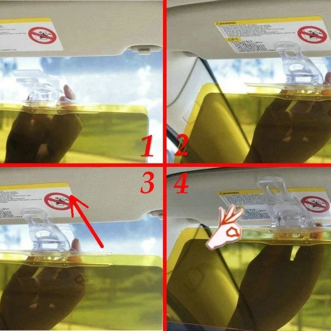 1 pcs new generation night car anti-dazzle anti-glare sun visor