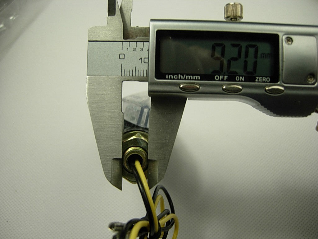 Mini Universal Motorcycle LED Stalk Turn Signals Blinker Lights Clear/Carbon - ChinesePartsPro