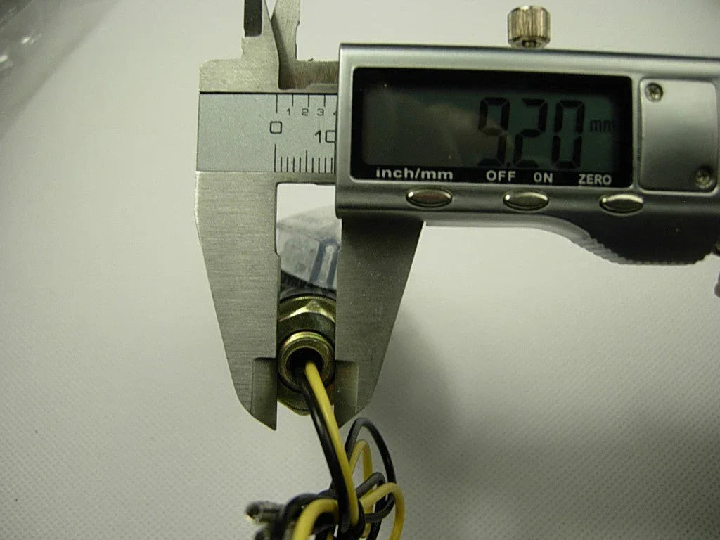 Mini Universal Motorcycle LED Stalk Turn Signals Blinker Lights Clear/Carbon - ChinesePartsPro