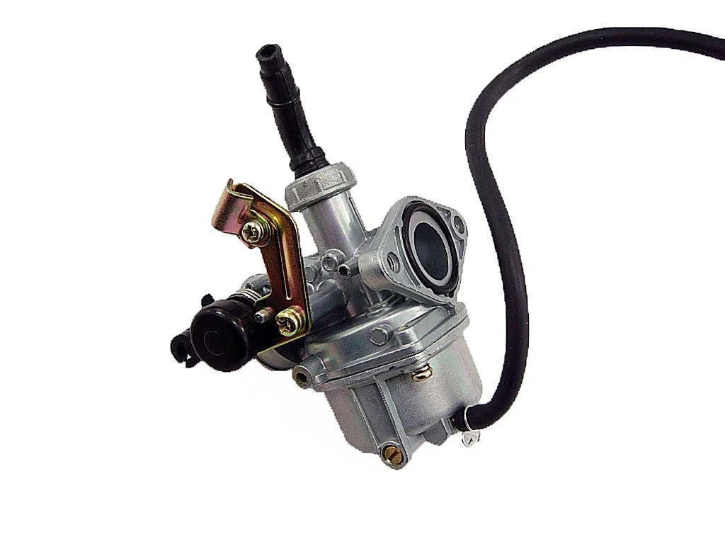 50cc 70cc 90cc 110cc PZ19 Carburetor w/ Choke Cable Bracket Dual Fuel Petcock - ChinesePartsPro