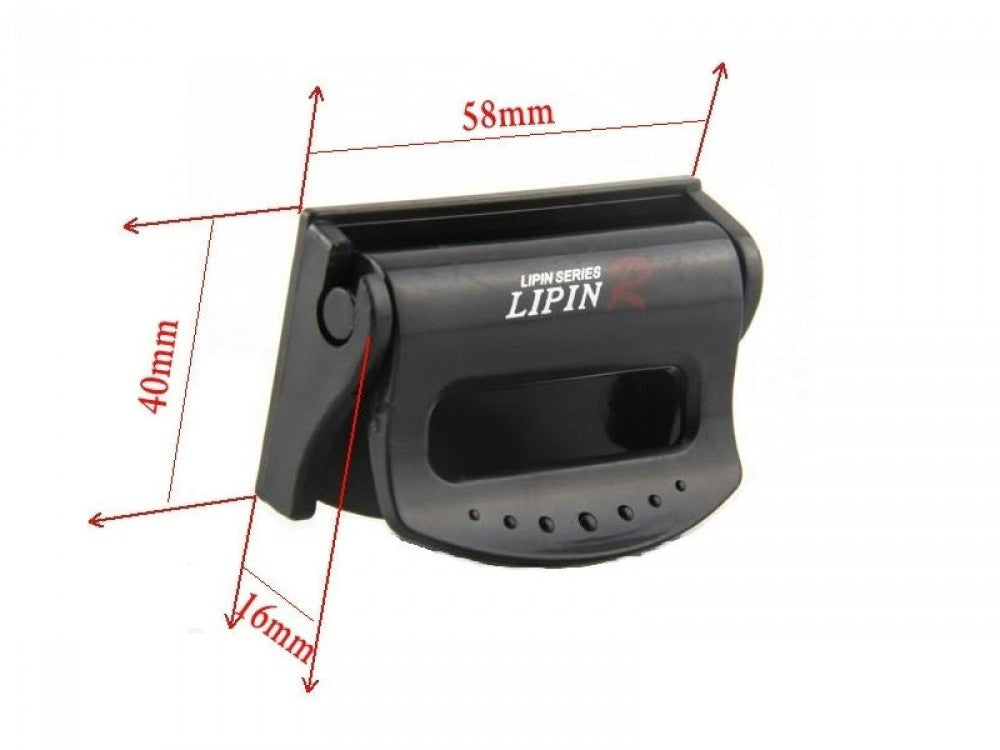 2 Pcs Plastic Safety Seat Belt Strap Buckle Clip Vehicle