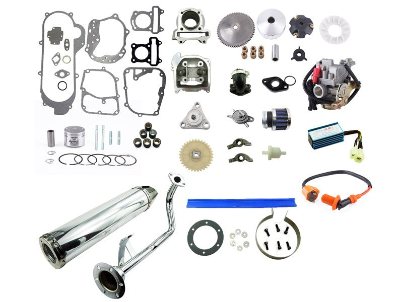 Big Bore Kit 100cc 50mm GY6 Performance Engine 64mm Valve