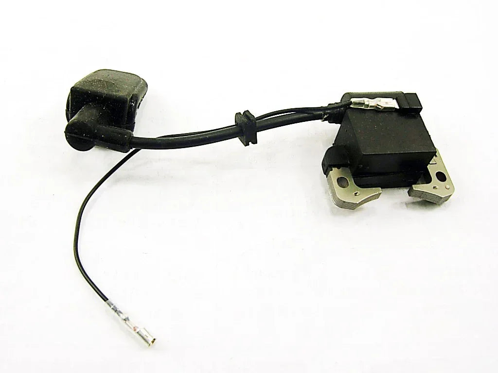 Black CDI ignition module with wiring harness for motorcycles, ATVs, and go-karts