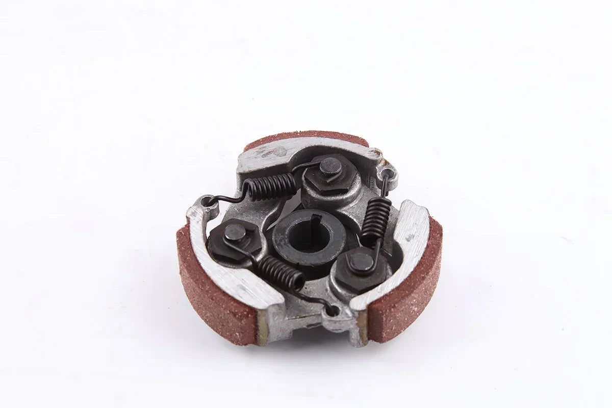 Clutch assembly with springs and friction pads for ATV, dirt bike, or go-kart engine replacement