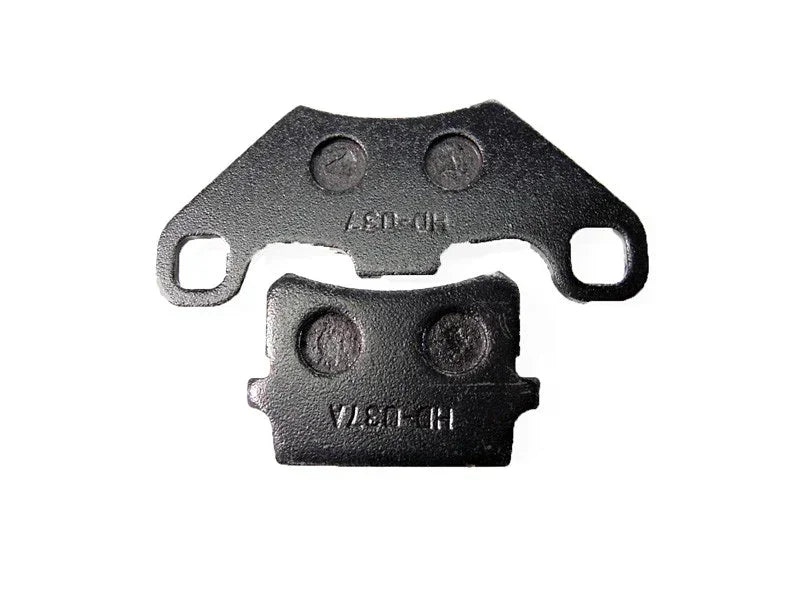 Chinese Parts USA 125cc brake pads set for TaoTao and Coolster bikes, showing the brake pad components and packaging.