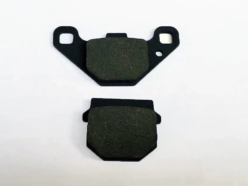 High-performance brake pads for motorcycles, ATVs, and scooters — durable friction material for reliable stopping power.