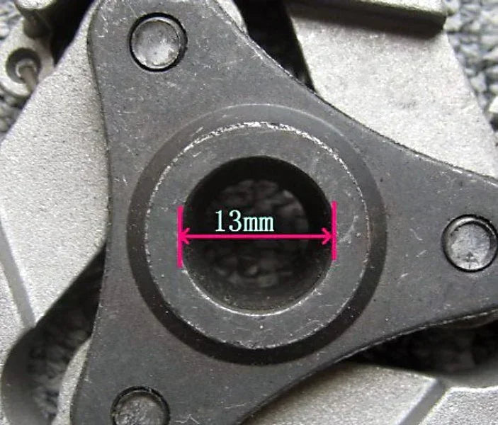 13mm engine crankshaft pulley for motorcycles, ATVs, go-karts, and dirt bikes