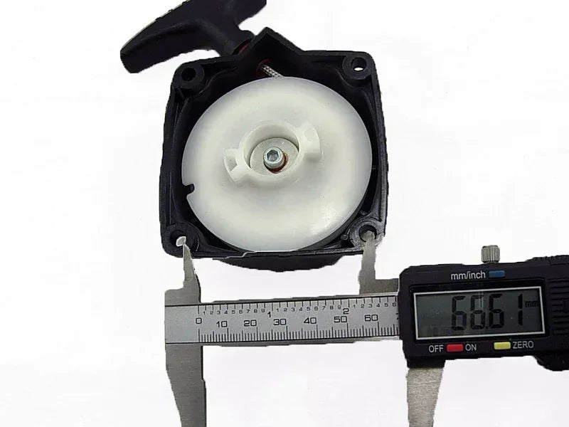 Pull start pawl plate for Pocket Scotter 49cc mini moto 2-stroke engine, from Chinese Parts USA, shown in the image.