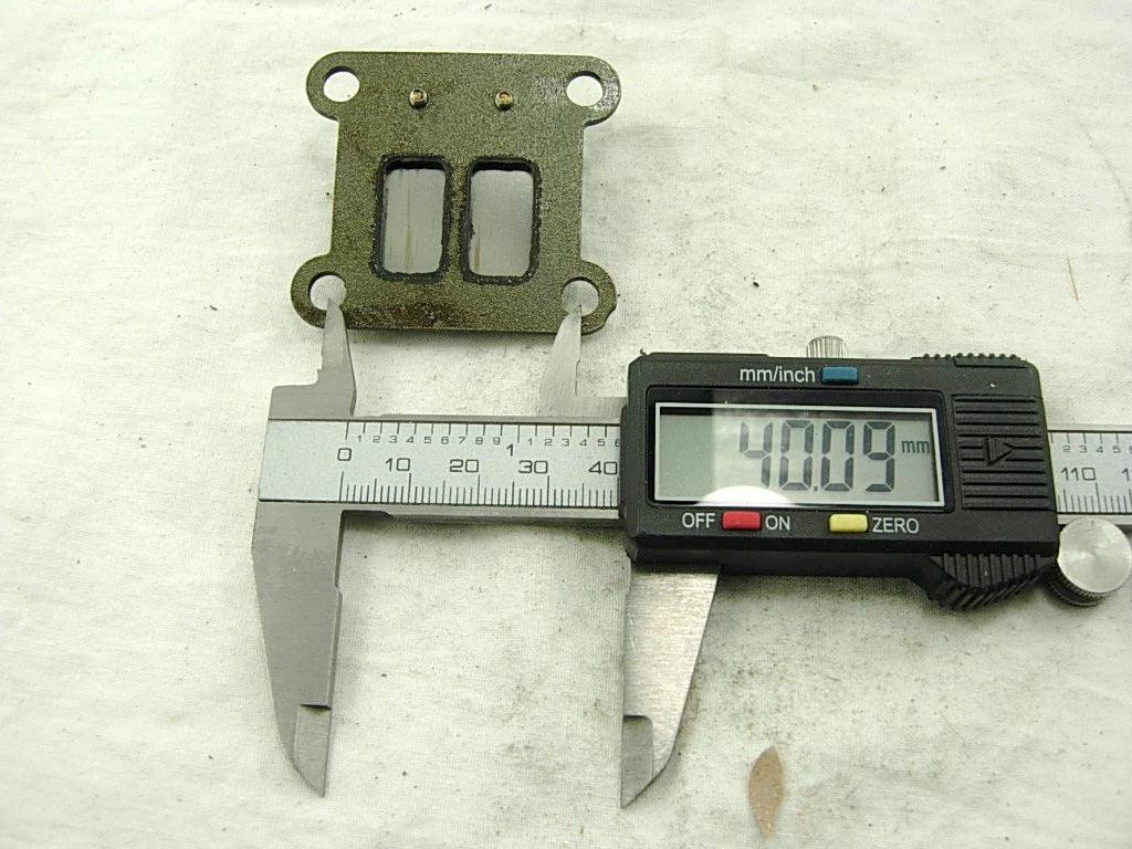 Reed valve for 47cc 2-stroke pocket mini moto, compatible with pocket bike parts, by Chinese Parts USA.