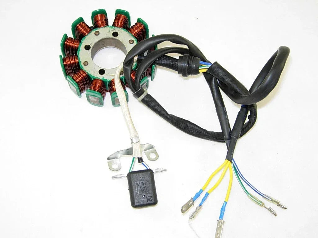 12 coils poles ignition stator magneto for CG150, CG200, CG250 dirt bikes, compatible ChinesePartsUSA motorcycle parts.