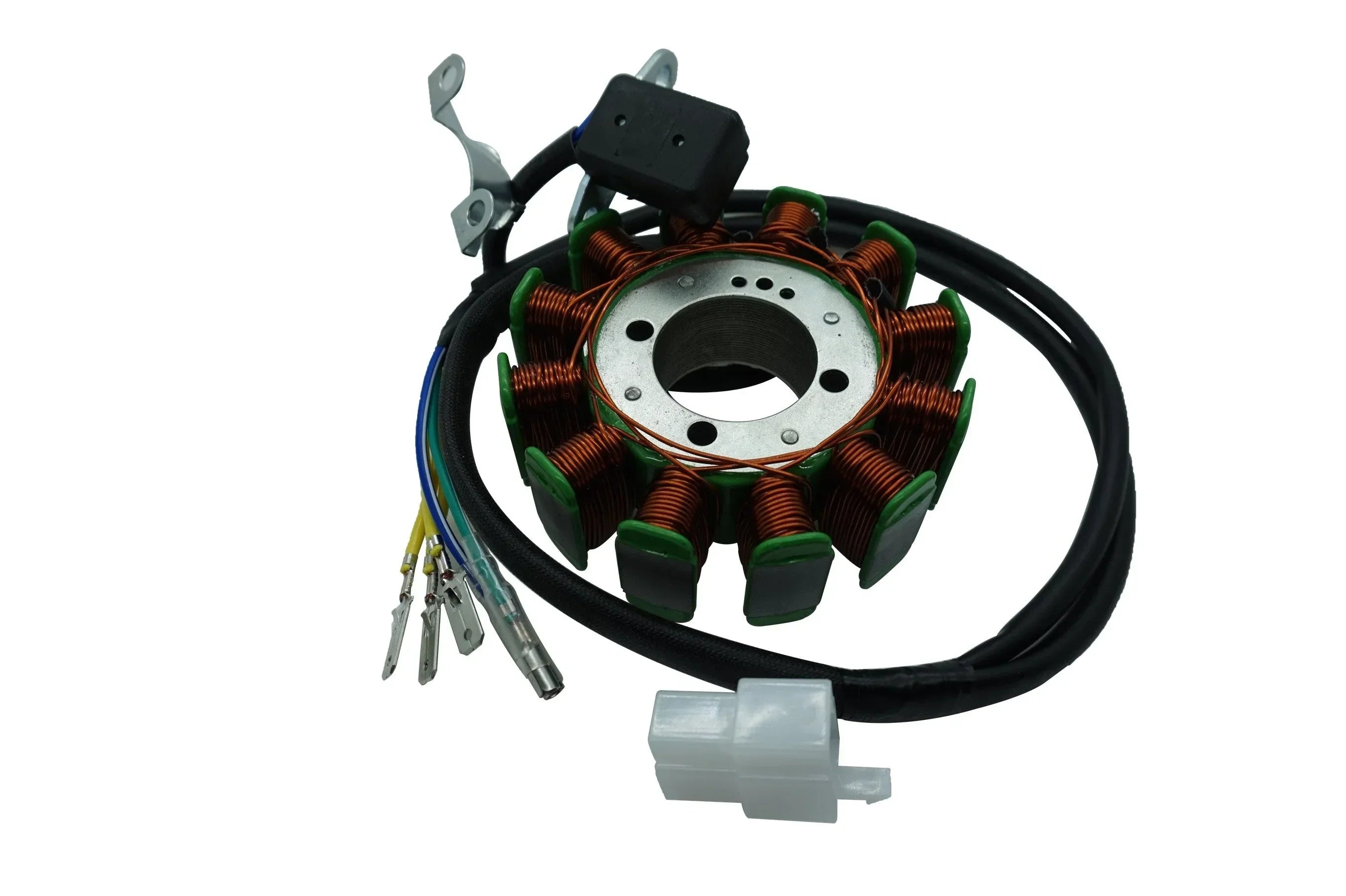 12 coils poles ignition stator magneto for CG150, CG200, CG250 dirt bikes, compatible ChinesePartsUSA motorcycle parts.