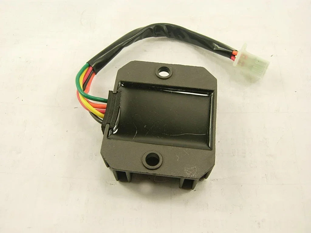 12V 5-pin rectifier regulator for GY6 scooters, dirt bikes, ATVs, and go-karts from ChinesePartsUSA, compatible with 125cc and 150cc engines.