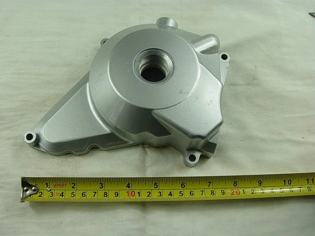 6-pole Magnetor side cover for 50cc to 125cc dirt bike crankcase by ChinesePartsUSA, showcasing durable design and fit.