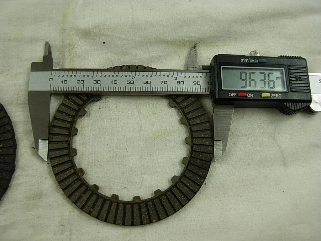 Manual clutch friction plate for 50cc to 125cc dirt bikes, compatible with ChinesePartsUSA dirt bike parts.
