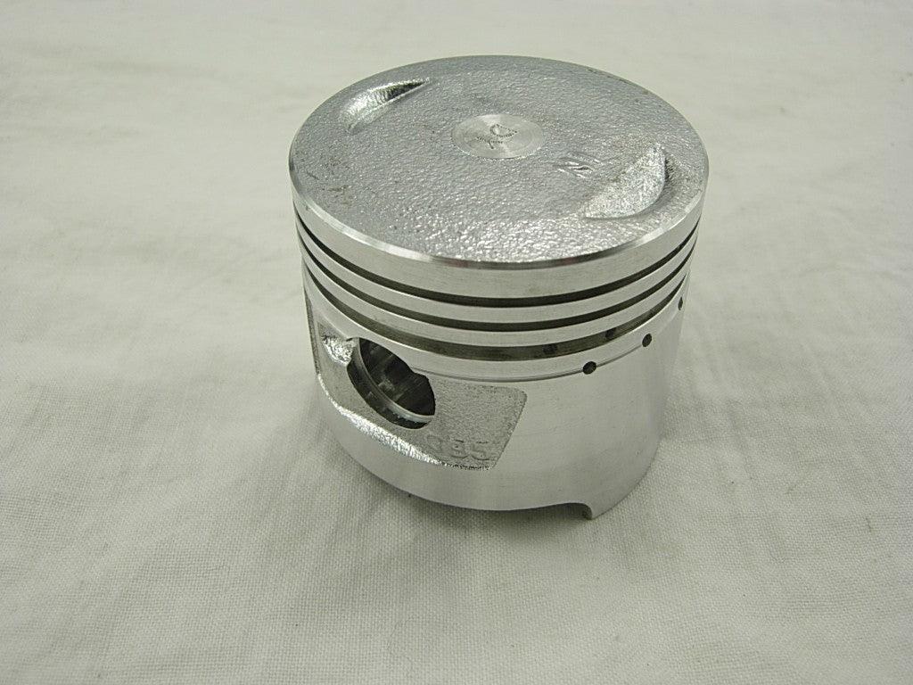 ChinesePartsUSA dirt bike piston for 70cc and 90cc engines, high-quality replacement part for 2-stroke motorcycle engines.