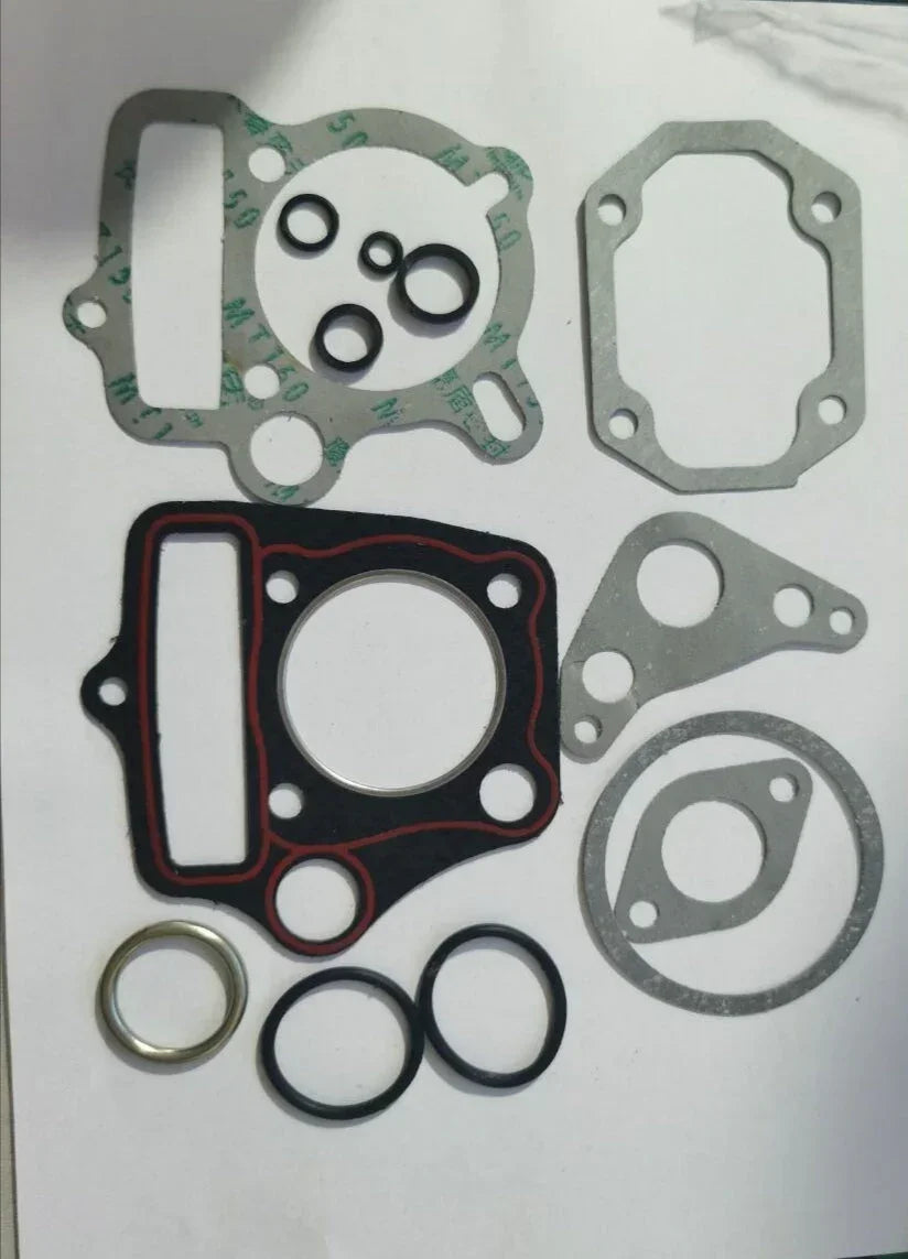 Engine gasket kit with seals for motorcycles, scooters, ATVs, and UTVs — includes head, base, and O-rings