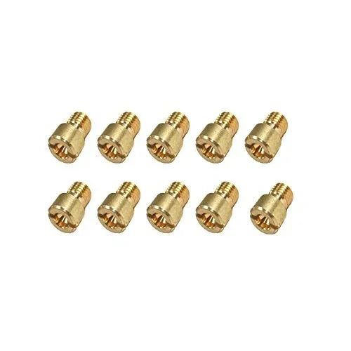 10-piece GY6 CVK main jet set for Chinese scooters, ATVs, and karts, compatible with 125cc and 150cc engines.