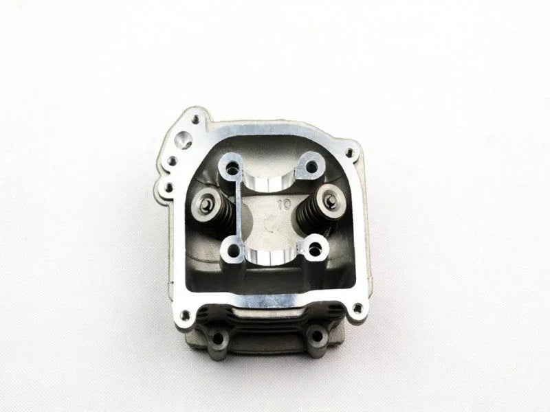 GY6 50mm big bore cylinder head kit for 100cc scooter or ATV engine, metal part on white background