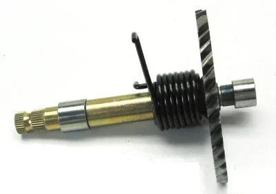 ChinesePartsUSA 125cc Kick Start Spindle for GY6 engines, showing a metal spindle part with mounting points and hardware.