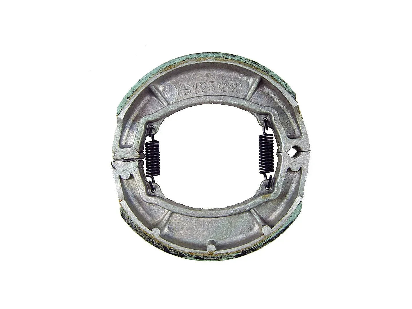 125mm drum brake shoe set for GY6 125cc scooters, ChinesePartsUSA brake parts with durable construction and reliable performance.