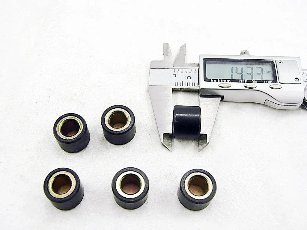 12g roller weights for GY6 125cc and 150cc scooters, compatible with ChinesePartsUSA engine parts.