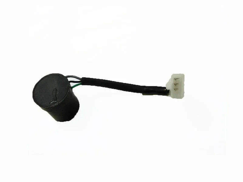 12V 3-wire silent turn signal relay for GY6 scooters, mopeds, motorcycles, and ATVs, showing the relay and wiring.