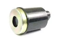 Round 12V turn signal blinker relay for GY6 scooters, mopeds, motorcycles, and ATVs, shown with electrical connectors.