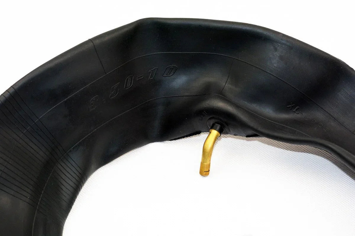 Inner tube for GY6 50cc scooter, 3.50-10 size, compatible with ChinesePartsUSA bike parts, shown in the image.