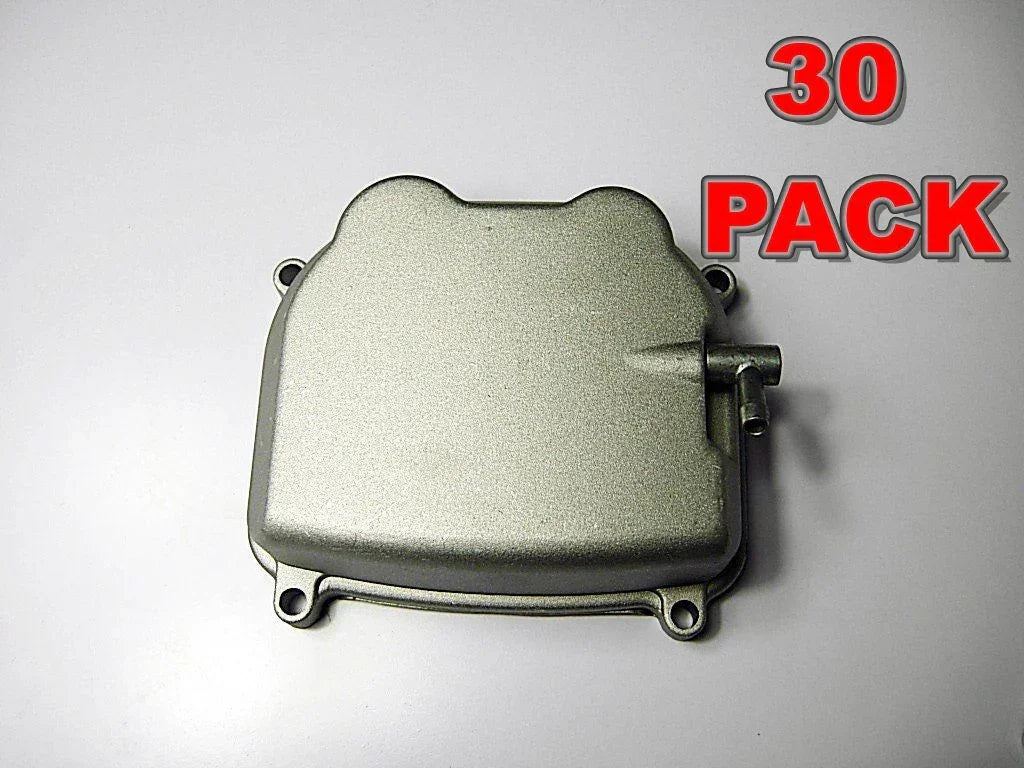30-pack of ChinesePartsUSA cylinder head valve covers for GY6 125cc and 150cc engines, includes shipping.