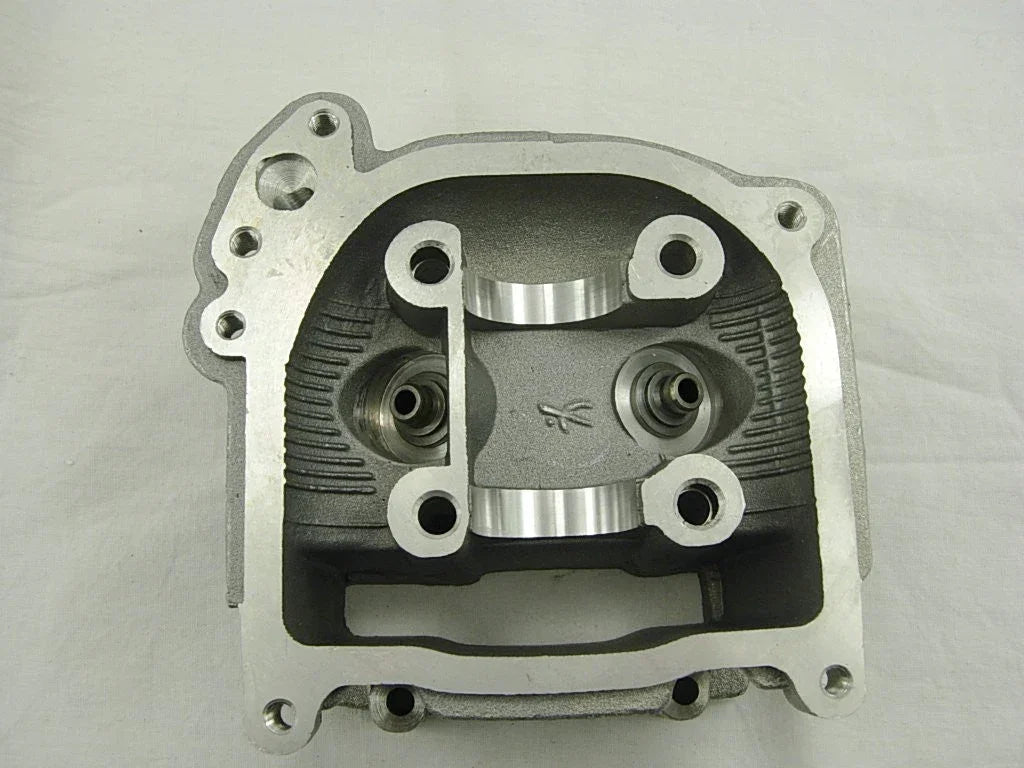 47mm EGR style cylinder head for GY6 80cc engine, ChinesePartsUSA replacement part without valve, suitable for scooter repairs.
