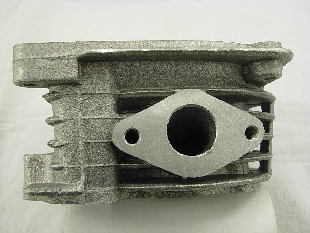 47mm EGR style cylinder head for GY6 80cc scooter engine without valve, ChinesePartsUSA automotive parts.
