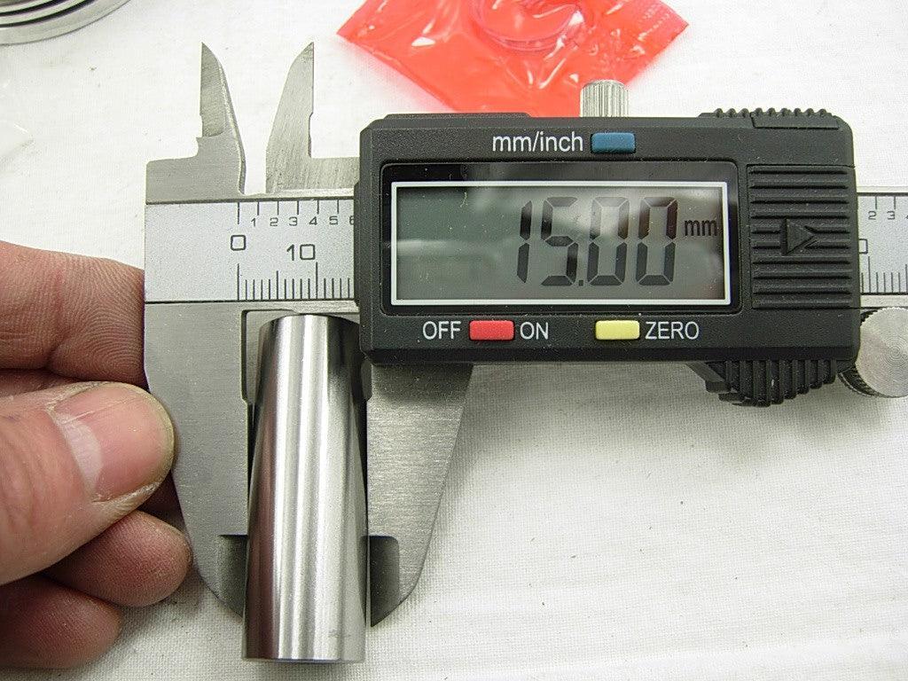 57mm piston set for GY6 150cc engine from ChinesePartsUSA, showing pistons and connecting components.