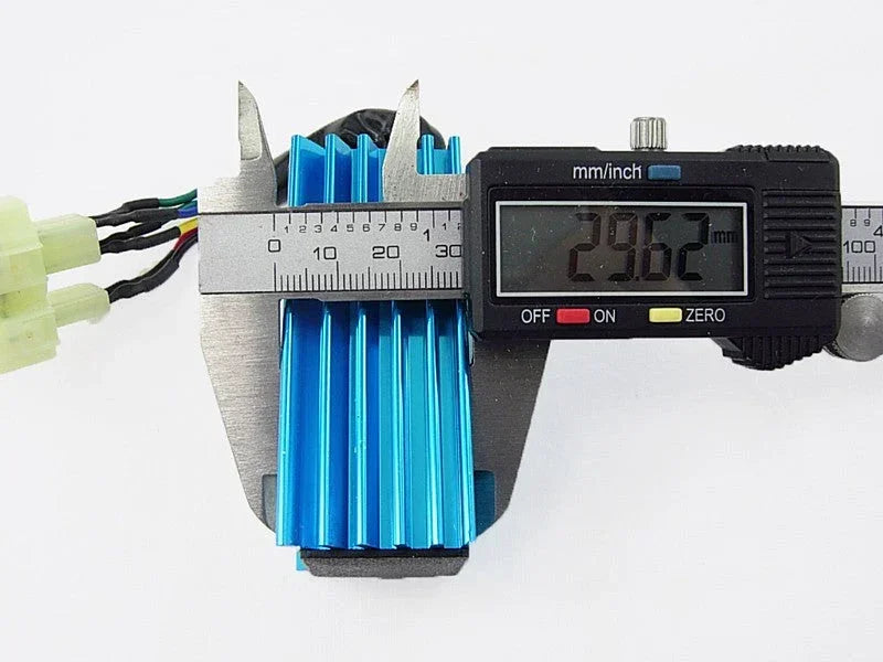 Six-pin GY6 performance CDI box for 50cc to 150cc scooters, ATVs, go-karts, and mopeds from ChinesePartsUSA.