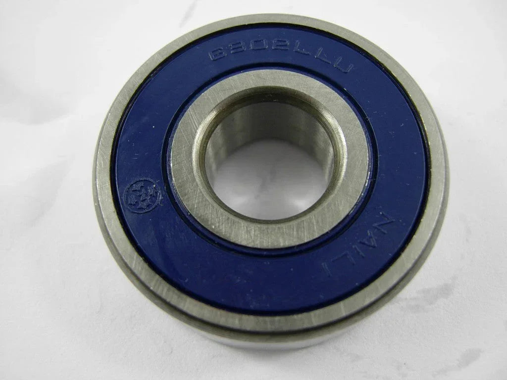 6302LLU bearing from ChinesePartsUSA, a close-up of the cylindrical roller bearing suitable for machinery and industrial applications.