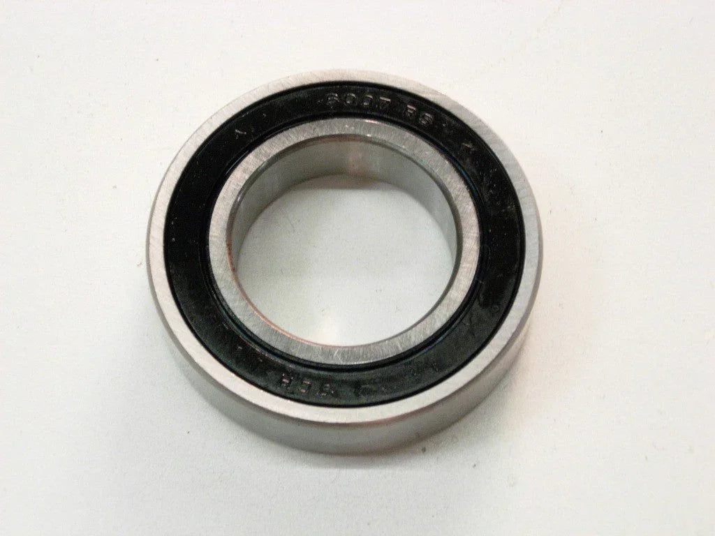 ChinesePartsUSA Bearing JCH 6007 RS, a metal bearing with red seal, designed for machinery and equipment.