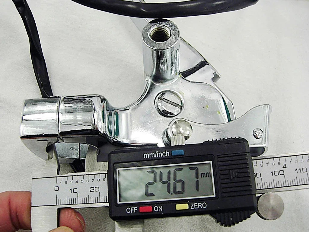 Rear left brake handle lever assembly for GY6 scooters, compatible with ChinesePartsUSA motorcycle parts.