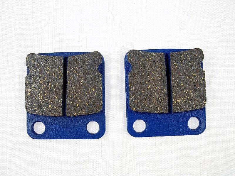Brake pads set for GY6 50cc scooter, ChinesePartsUSA parts category, showing new brake pad components for vehicle safety.