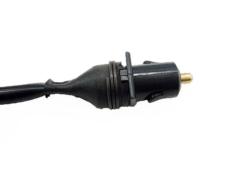 Brake switch for GY6 125cc scooter from ChinesePartsUSA, close-up of the black electrical switch with wiring.