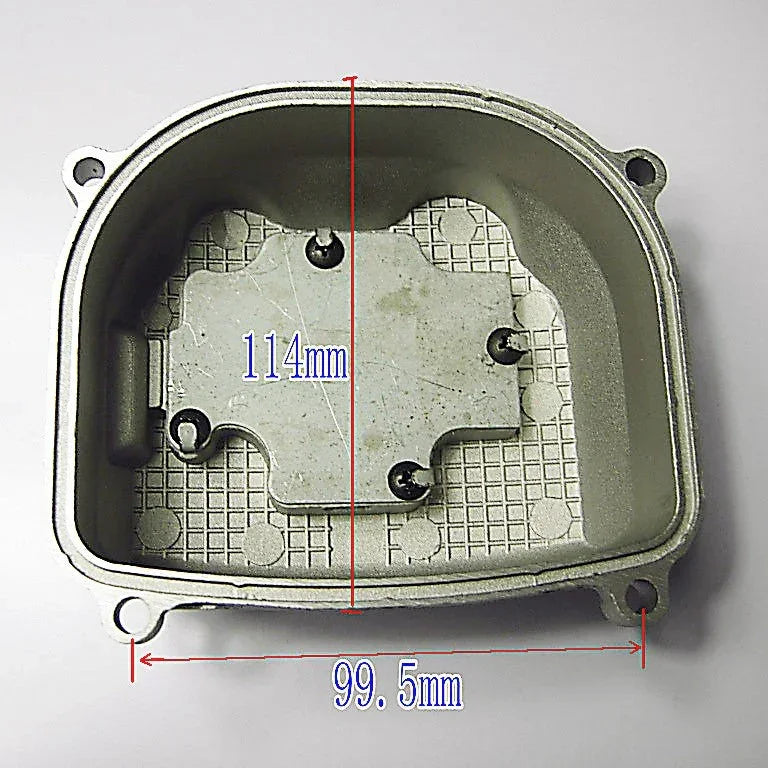 GY6 125cc 150cc cylinder head valve cover with 114mm by 99.5mm dimensions
