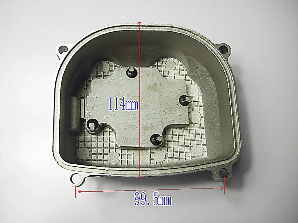 GY6 125cc 150cc cylinder head valve cover with 114mm by 99.5mm dimensions