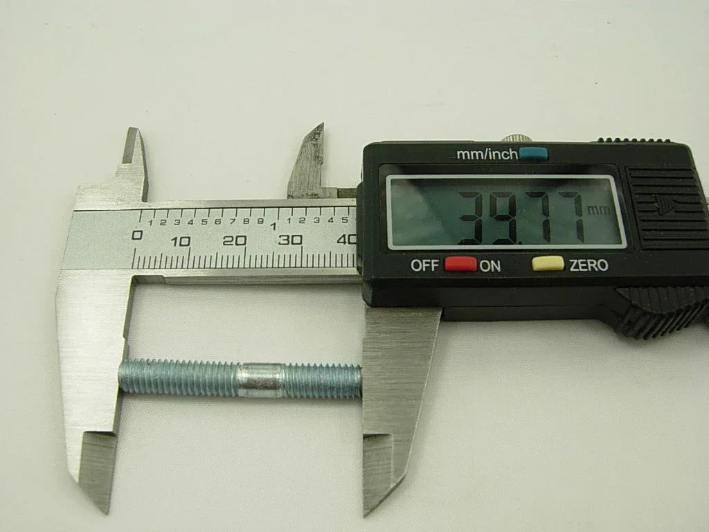 Duel head bolt M6x40 from ChinesePartsUSA, two pieces showing threaded design and durable construction.