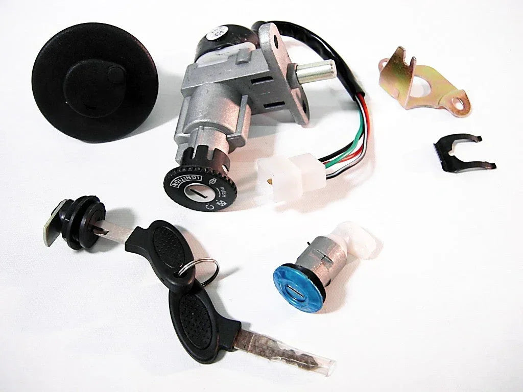 Ignition Key Switch lock cylinder kits Assy 150T-5D - ChinesePartsPro