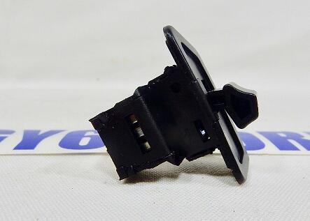 Black plastic motorcycle switch component for electrical systems