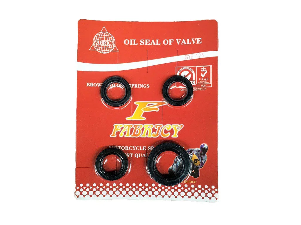 Oil seal kit for GY6 125cc 150cc scooter, ATV, UTV engines on red packaging